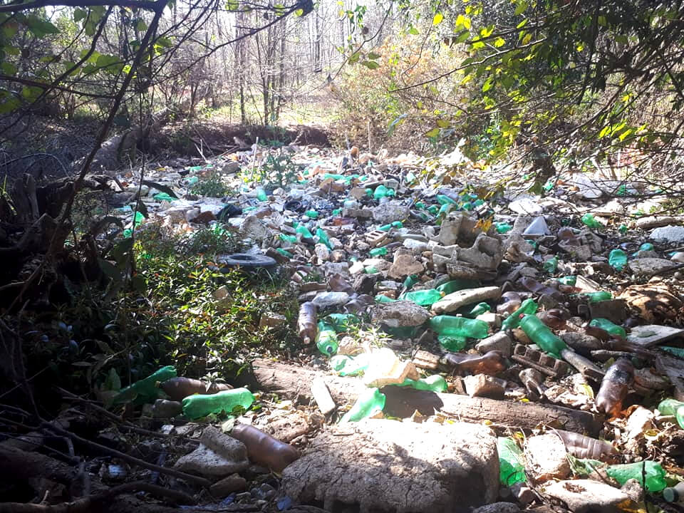 Polystirene, Pastic and waste Island - Hennops River