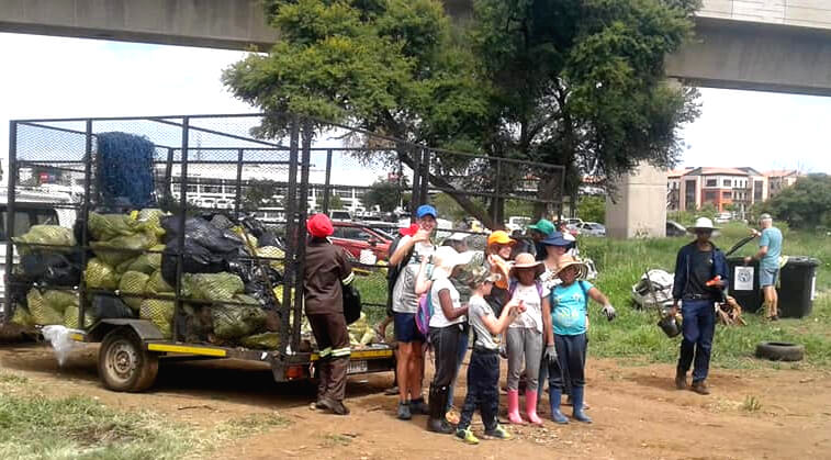 Anton Bailey from BluSwirl getting dirty for a good cause