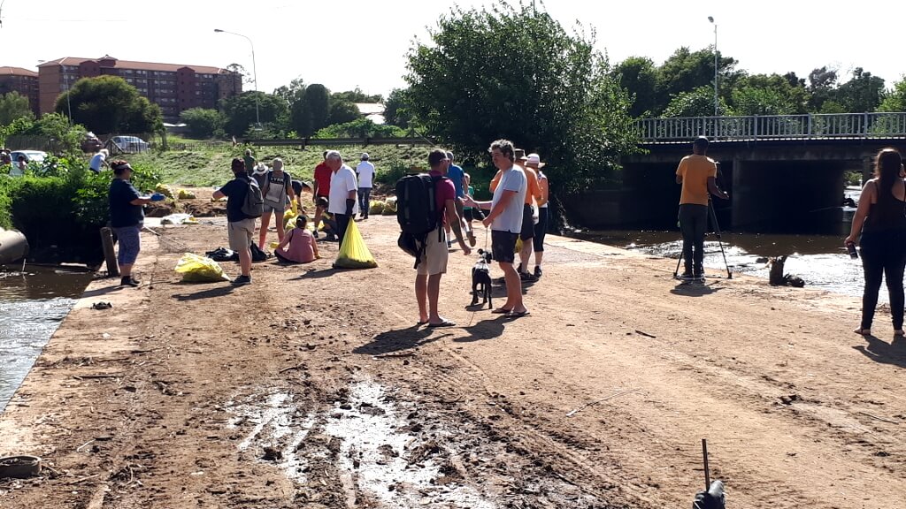 People from all walks of life making a change for a cleaner Riverside Park and Hennops River